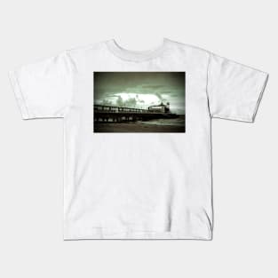 Bournemouth Pier and Beach Dorset England UK Kids T-Shirt